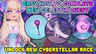 EASY How To Complete NEW Celestia Quest Unlock Cyberstellar Race Minigame Astro Renaissance Update [upl. by Hezekiah14]