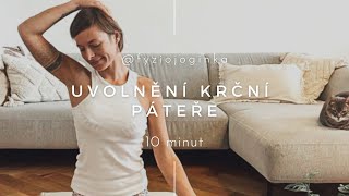 Jóga na uvolnění krční páteře [upl. by Stolzer]