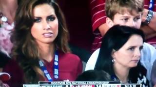 FUNNY Brent Musburger Goes Crazy over AJ McCarrons Girlfriend Katherine Webb [upl. by Otrebogad521]