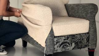 How to install a reclining armchair cover [upl. by Neelasor790]