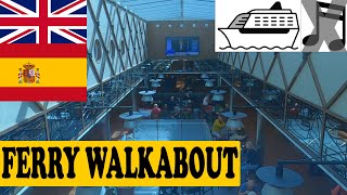 304 Walkabout on the ferry from Portsmouth UK to Santander Spain [upl. by Nellak387]