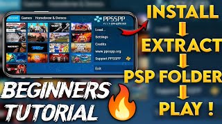 BEGINNERS TUTORIAL🔥How To Play Games Using PPSSPP Emulator In Hindi  PPSSPP  Badshah Gamer [upl. by Eustatius]