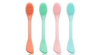 DoubleEnded Skincare Applicator Tools Silicone Face Mask Brush DHSilicone [upl. by Erb]