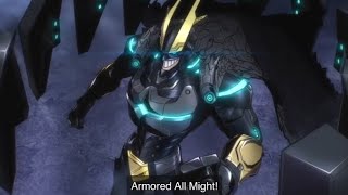 Armored All Might Vs All For One  My Hero Academia Season 7 Episode 21 [upl. by Alleunam]