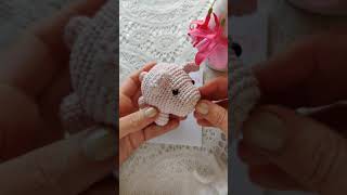 Easy Crochet Pig Pattern by Happyamigurumi [upl. by Reham]