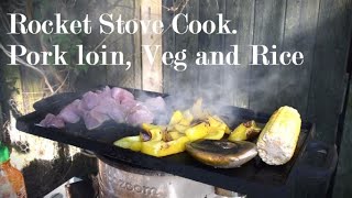 EcoZoom Rocket Stove Cook  Outdoor Cooking [upl. by Niala]