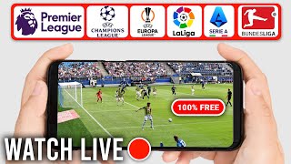 How To Watch Football Matches Live 2024 Updated Way  PC amp Mobile [upl. by Sugirdor]