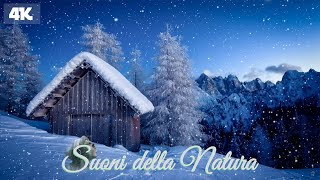 Musica Rilassante  4K Video Paesaggio Innevato  Relaxing Music [upl. by Sachi866]