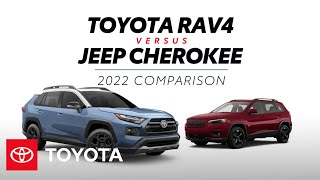 2022 Toyota RAV4 vs 2022 Jeep Cherokee  Toyota [upl. by Zeugirdor]