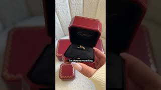 Cartier Ring and Bracelet Unboxing Manifest by watching Every Night cartier cartierjewelry [upl. by Eseyt]