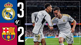 Real Madrid 32 FC Barcelona  HIGHLIGHTS  LaLiga 202324 [upl. by Klump]