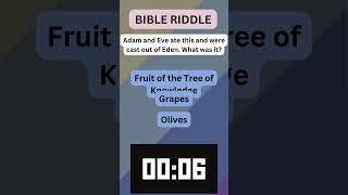 Can You Solve This Bible Riddle 🤔  Test Your Knowledge 📖shorts riddles [upl. by Ingeborg]