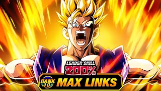 WE HAVE A NEW CONTENDER FOR 1 LEVEL 10 LINKS 100 LR STR SSJ GOHAN DBZ Dokkan Battle [upl. by Pearl]