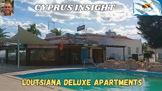 Loutsiana Delux Apartments Ayia Napa Cyprus  Refurbishment Underway [upl. by Eittam]