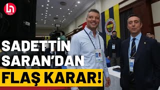 Sadettin Saran Fenerbahçe Başkanlığına adaylığını resmen duyurdu [upl. by Cruce]