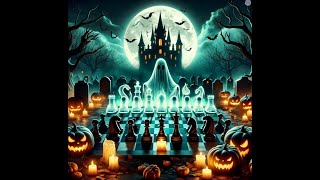 Midnight Chess Showdown Spooky Trippy Haunted Board Neon Pieces Eerie Vibes Halloween Thrills [upl. by Duahsar]