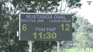 U17 Nev Blair Shield Semi Final Logan vs Souths 25082024 [upl. by Irrol738]