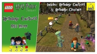 Lego Harry Potter 57 Herbology Courtyard FREE ROAM All Collectibles  HTG [upl. by Annelise22]