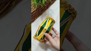 DIY Paper Cup Dhol🥁 Dhol making at home for decoration dhol wedding trending shorts diy dholak [upl. by Eanrahs669]