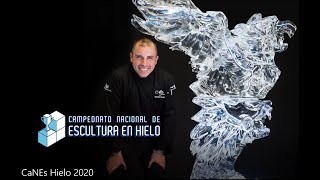 Campeonato Nacional de Escultura en Hielo 2020 Feria Internacional del Helado [upl. by Oiliruam]