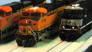 HO Scale Intermountain ES40DC  ES44DC Gevo  Review [upl. by Aiuqram]