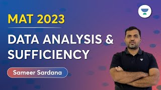 MAT 2023  Data Analysis and Sufficiency by Sameer Sardana mat2023 [upl. by Ariaj]