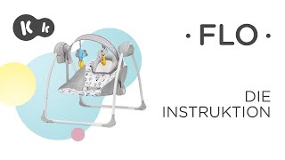 Elektrische BabywippeBabyliege FLO von Kinderkraft  Gebrauchsanweisung [upl. by Nue]