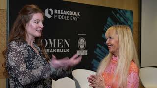 Cynthia Worley First Time at Breakbulk Middle East [upl. by Tania170]