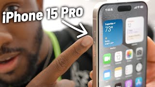 iPhone 15 Pro HandsOn with NEW Features [upl. by Ordep]