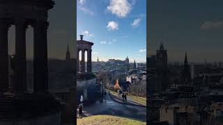 Views from Calton Hill in Edinburgh 🏴󠁧󠁢󠁳󠁣󠁴󠁿 [upl. by Nidya]