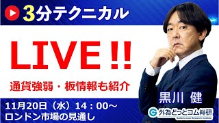 見通しズバリ！3分テクニカル分析「ライブ‼」 ロンドン市場の見通し 2024年11月20日 [upl. by Notsirt814]