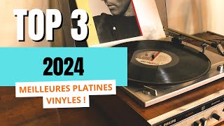 TOP 3 des meilleures platines vinyles en 2024 [upl. by Anabelle]