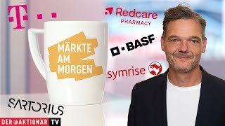 Märkte am Morgen Sartorius BASF Symrise Deutsche Telekom HelloFresh Redcare Pharmacy [upl. by Dugas]