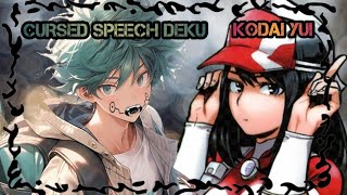 Cursed Speech Deku x Kodai YuiEp1Texting StoryRivalry [upl. by Berghoff708]