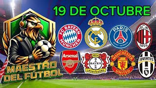 Pronósticos Deportivos Sábado 19 De Octubre Predicciones Deportivas Sábado 19 De Octubre [upl. by Aihselef999]