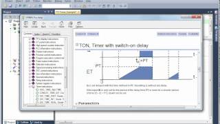 Panasonic FP Win Pro  TON timer example [upl. by Emmalynn]