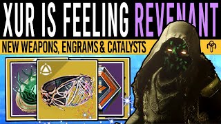 Destiny 2 XURS NEW EXOTICS amp WEEKLY WEAPONS Catalysts Exotics Engrams amp Armor 11th Oct [upl. by Mcnamee]