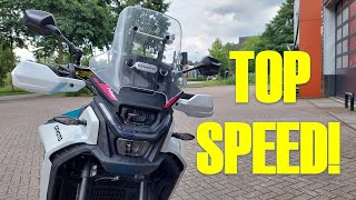 2024 CFMOTO 450 MT  TOP SPEED [upl. by Enyrhtac]