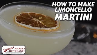 Bar Tutorial  How to Make a Limoncello Martini [upl. by Dannie962]