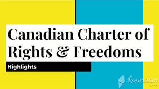 Grade 6 Canadian Charter of Rights and Freedoms [upl. by Tteraj991]