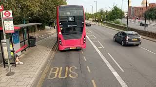 Route 422 North Greenwich Bus Station to Bexleyheath Town Centre FAST JOURNEY [upl. by Dranoc]