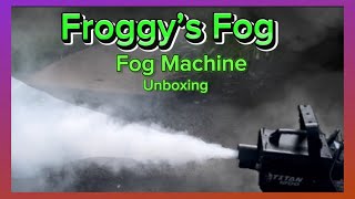 Froggy’s Fog Titan 1200 Fog Machine Unboxing [upl. by Nwahsear]