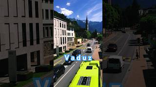 Liechtenstein 🇱🇮 Vaduz Āulestrasse Traffic [upl. by Almita]