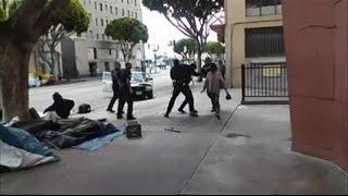 LAPD Killing Caught on Tape [upl. by Nuyh]