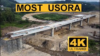 🇧🇦 Koridor 5C Most Usora na dionici Putnikovo BrdoMedakovo Tešanj 4K Dron [upl. by Halehs]