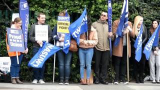 Willenhall EACT teachers strike over work conditions [upl. by Frantz]