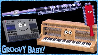 quotNutcracker Christmasquot – NEW Baby Sensory Music Video – Dancing Instruments Play Tchaikovsky Medley [upl. by Huebner317]