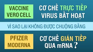 VEROCELL DÙNG TRỰC TIẾP VIRUS BẤT HOẠT LẠI KHÔNG ĐƯỢC CHUỘNG NHƯ VACCINE CƠ CHẾ GIÁN TIẾP QUA mRNA [upl. by Qirat]