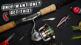 The Best ALL AROUND Fishing Rod amp Reel For Everything With BrandsModels [upl. by Hayilaa]