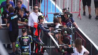 Ai Ogura POLE Position Interview  Moto2 Qualifying  PT Grand Prix of Thailand 2024  FANCAM [upl. by Oinotnanauj]